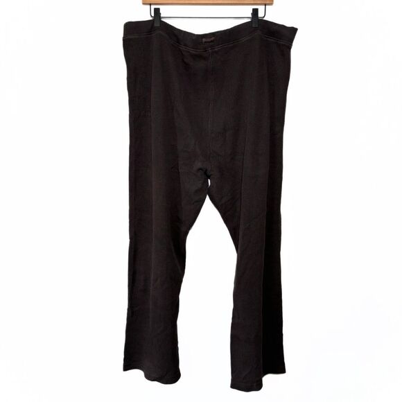 Skims Waffle Loose Pant - Dark Chocolate - Size 4x - Pre-owned - Picture 3 of 9